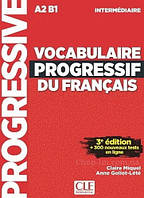 Vocabulaire Progressif du Français 3e Édition Intermédiaire Livre avec CD audio / Книга с диском