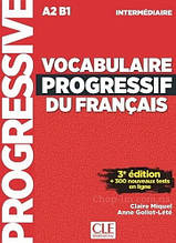 Vocabulaire Progressif du Français 3e Édition Intermédiaire Livre avec CD audio / Книга з диском