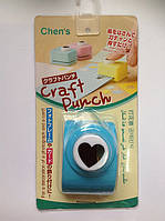 Діркопробивач фігурний Серце кнопка 1,8 см