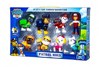 Дитячі іграшки Ігровий набір DOG SWAT Щенячий Патруль Герої-рятувальники (8 в 1)