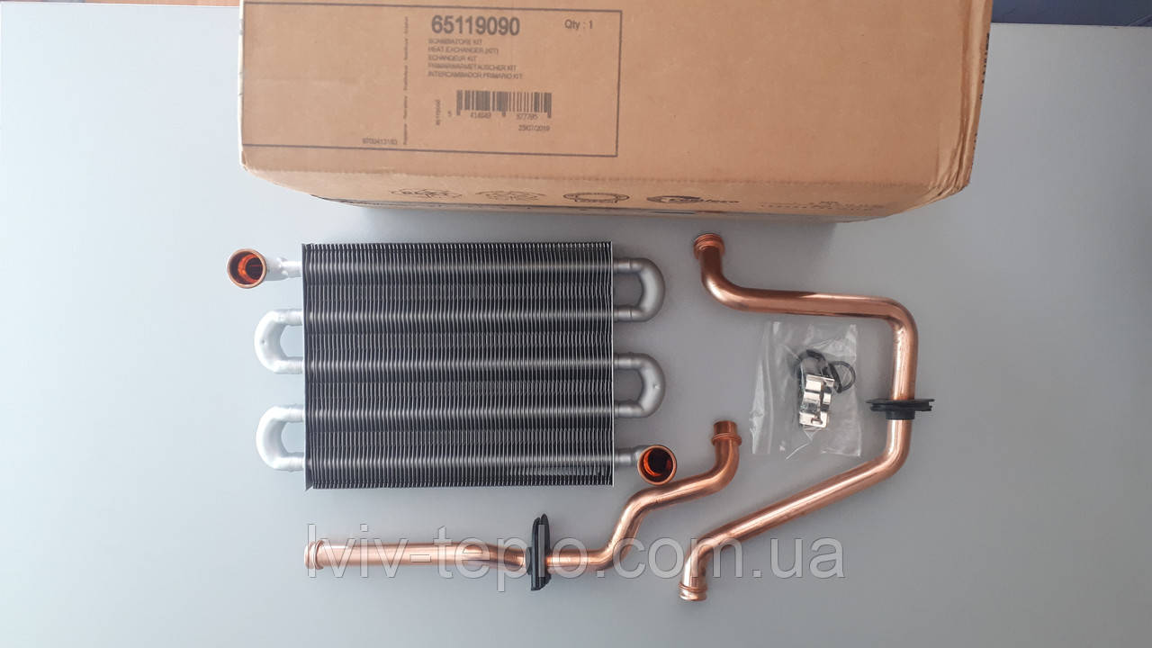 65119090 Основний теплообмінник Мідь Cu 18, 24 кВт Ariston