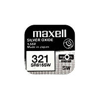 Часовая батарейка 321 / SR 616 SW Maxell (1шт.)