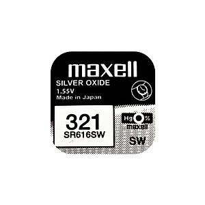 Годинникова батарейка 321 / SR 616 SW Maxell (1шт.)