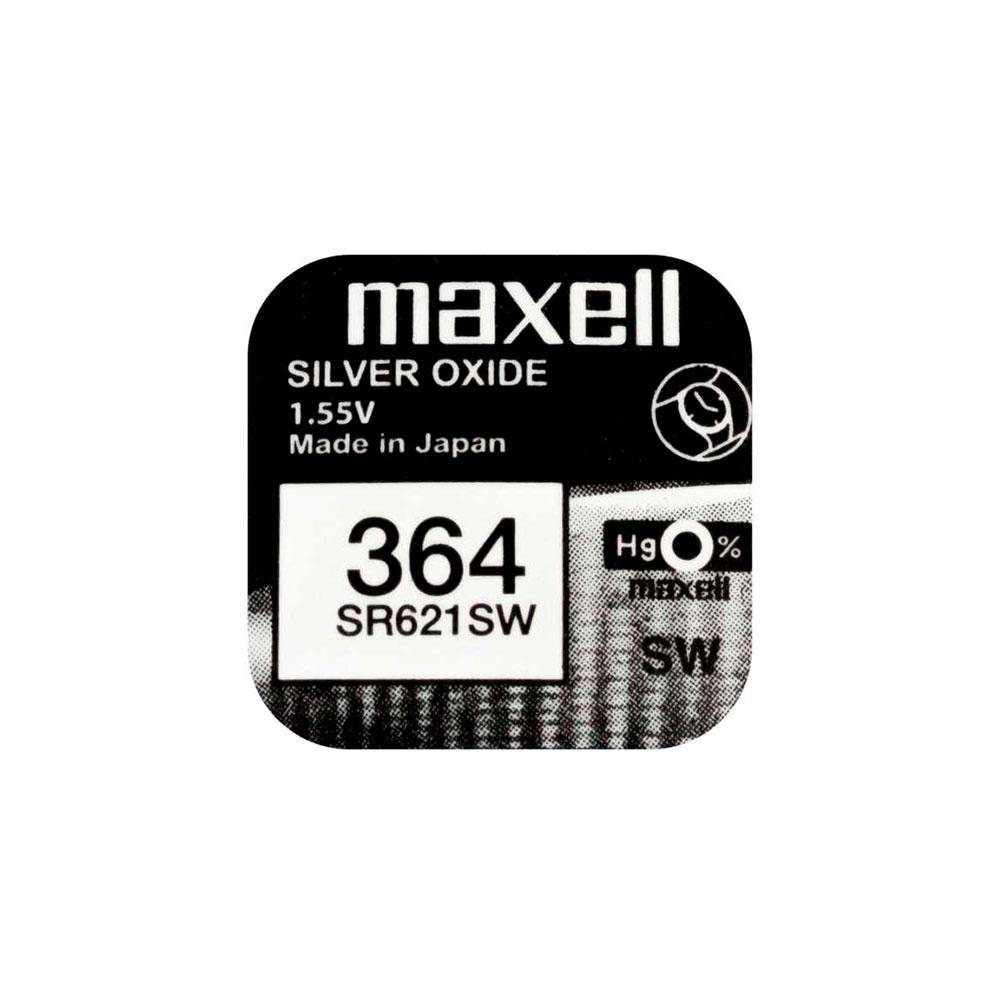 Годинникова батарейка 364 / SR 621 SW / AG1 Maxell Silver Oxide (1.55v) 1шт.
