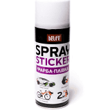 Краска аэрозольная BeLife Spray-sticker с эффектом "Жидкая резина" БЕЛАЯ