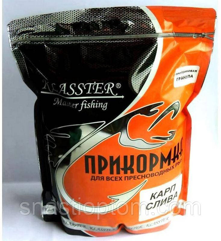 Прикормка KLASSTER PREMIUM Карп-Слива, 1кг