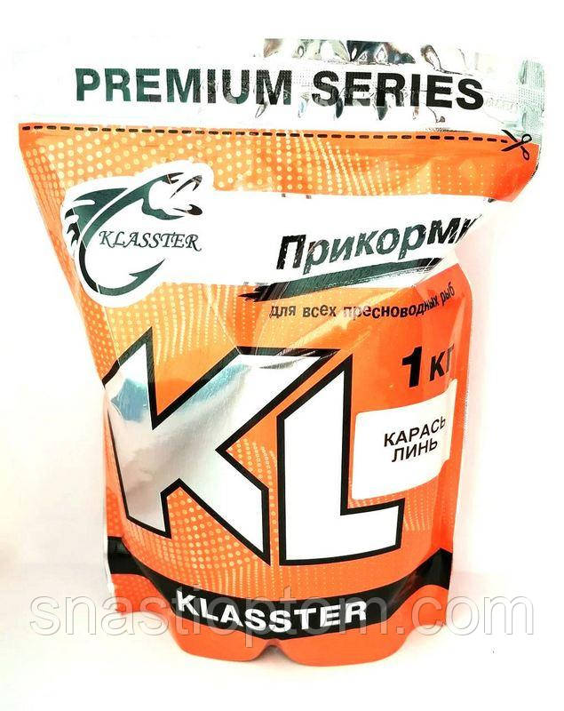 Прикормка для риболовлі KLASSTER PREMIUM Карась-Лінь, 1кг
