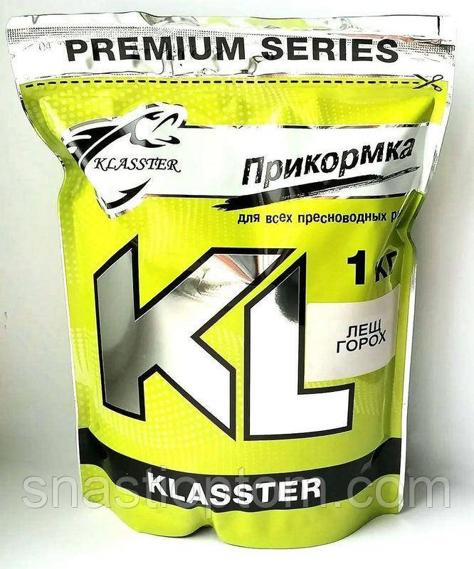 Рибальська прикормка KLASSTER PREMIUM Лещ-Горох-Ваніль, 1кг