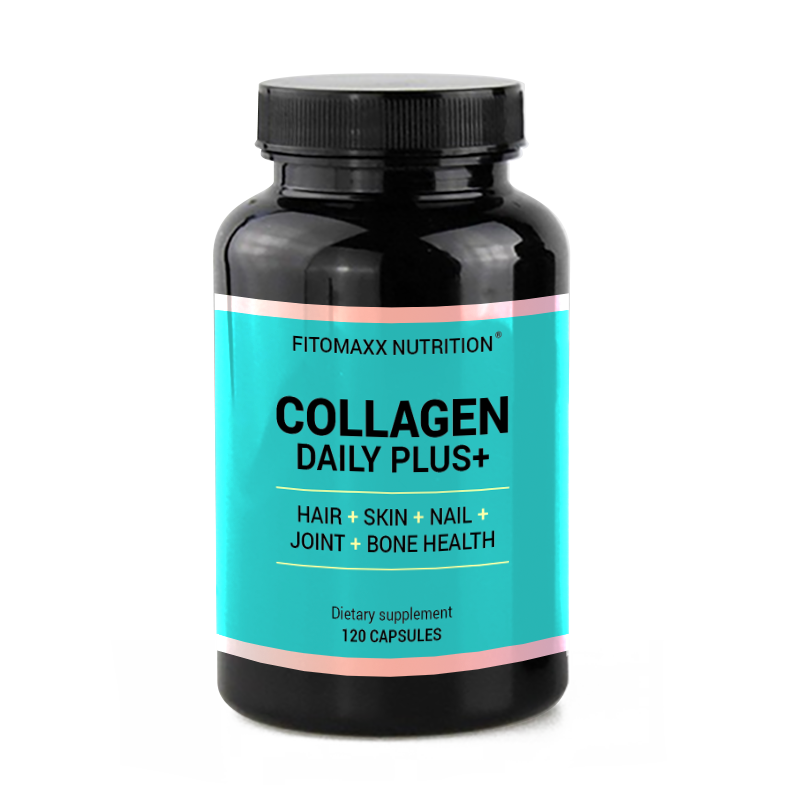 Колаген 120 капсул (з вітаміном с і біотином) COLLAGEN