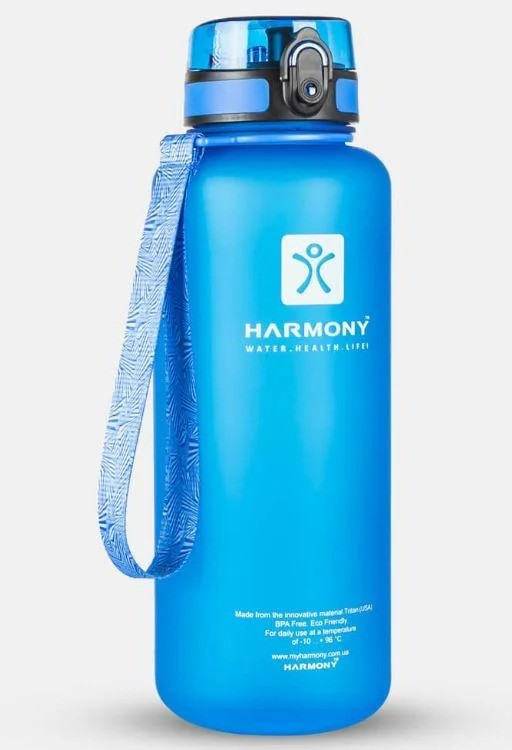 Пляшка для води Harmony 1.5 л, блакитна