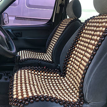 Дерев’яна масажна накидка на сидіння авто з роликовим ефектом — комфорт і підтримка спини в дорозі