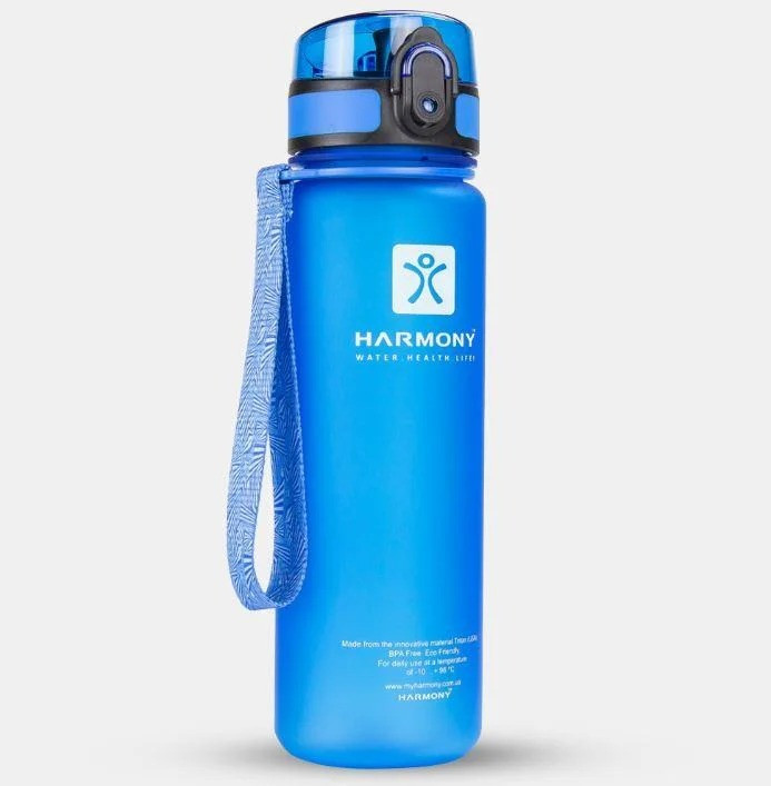 Бутылка для воды Harmony 500 мл, голубая, фото 1