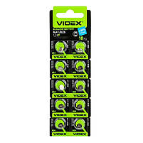 Годинникова батарейка 177 / 377 / LR 626 / AG4 Videx Alkaline (1.5v) 1шт., фото 2