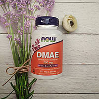 Now Foods DMAE 250 mg 100 veg caps , дмаэ , добавка для долголетия и мозговой активности