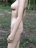 Манекен жіночий тілесний з макіяжем у повний зріст, фото 6