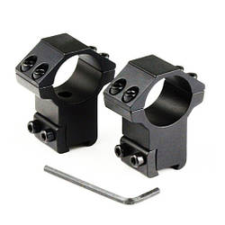 Кріплення до прицілу Beeman 2 кільца діам. 25,4 мм (2 гвинти) 11 мм (Високе)