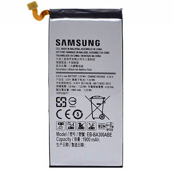 Акумулятор, АКБ для (самсунг) Samsung EB-BA300ABE, 1900 mAh A300F Galaxy A3, A300FU Galaxy A3, A300H Galaxy A3