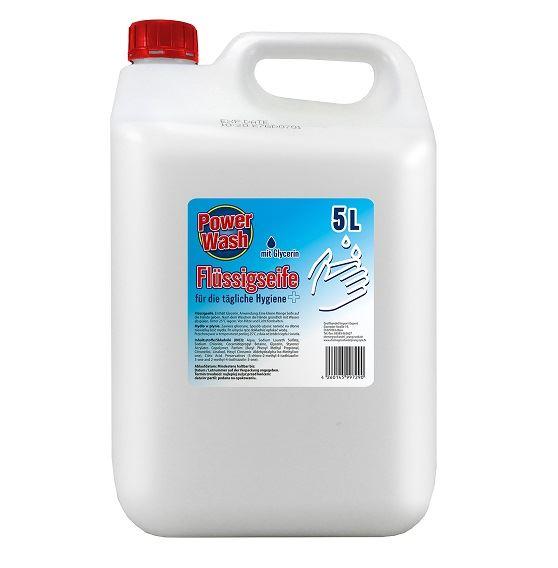 Антибактеріальне мило для рук Power Wash Flussigseife antibarterial 5 л.