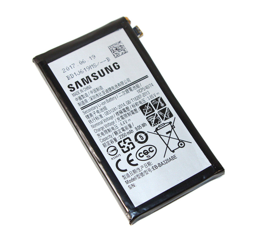 Акумулятор, АКБ для (самсунг) Samsung EB-BA320ABE A320F Galaxy A3 (2017), 2350 mAh