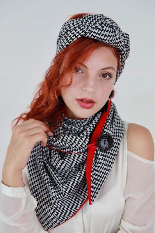 Комплект шарф + тюрбан