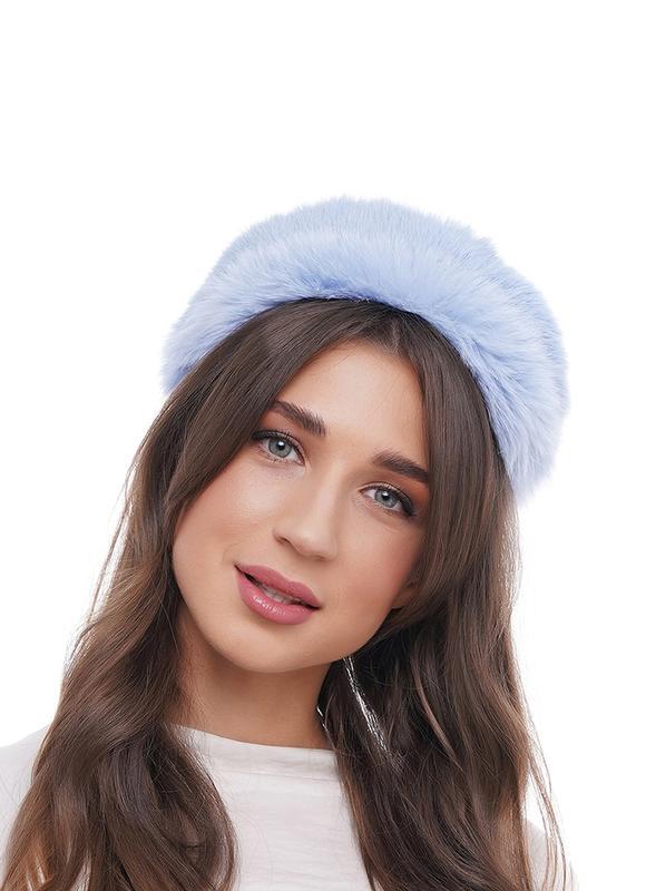 Стильний хутряний обруч-обідок для волосся My Scarf
