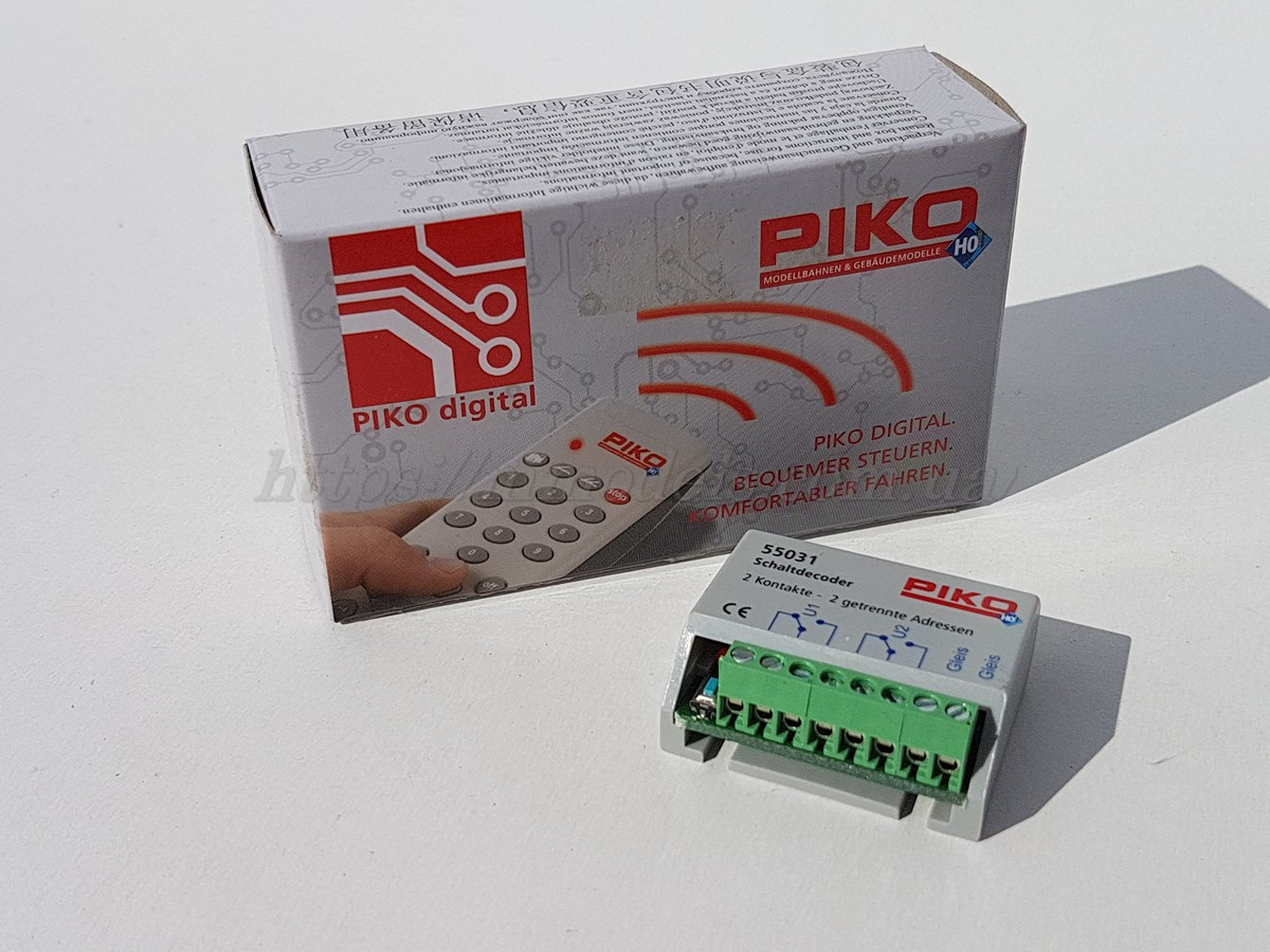 Piko 55031 PIKO Релейний декодер для перемикання елементів керування на макеті, масштабу 1:87,H0
