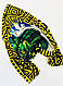 Дизайнерська шовкова хустка "Мачу-Пікчу", фото 3