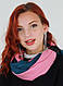 Кашеміровий шарф "Мілан", шарф снуд, шарф бактус, зимовий жіночий шарф, великий жіночий шарф, фото 3