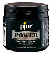 Густе мастило для фістингу та анального сексу pjur POWER Premium Cream 500 мл на гібридній основі Feromon