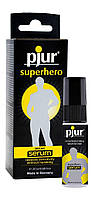 Пролонгуючий гель pjur Superhero Serum 20 мл, створює невидиму плівку, що знижує чутливість. Feromon