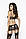 Комплект білизни CANNE SET black XXL/XXXL - Passion: ліф-бандо, пояс-спідничка, стрінги Feromon, фото 3