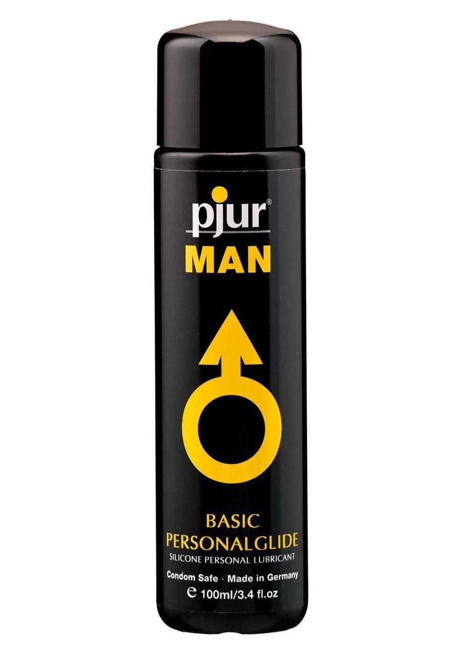 Лубрикант на силіконовій основі pjur MAN Basic personal glide 100 мл з делікатним доглядом за шкірою Feromon