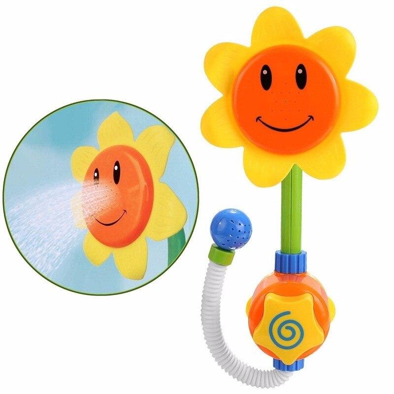 Ігровий набір для купання у ванній дитячий душ чарівний кран Соняшник