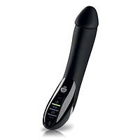 Вібратор з електростимуляцією Mystim Tickling Truman eStim Black, міостимулятор Feromon