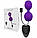 Вагінальні кульки з вібрацією Adrien Lastic Kegel Vibe Purple, діаметр 3,7см ( AD40753 ), фото 3