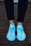 Жіночі кросівки  Yeezy Boost 350V2 bluewater Київ, фото 5