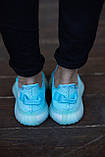 Жіночі кросівки  Yeezy Boost 350V2 bluewater Київ, фото 8