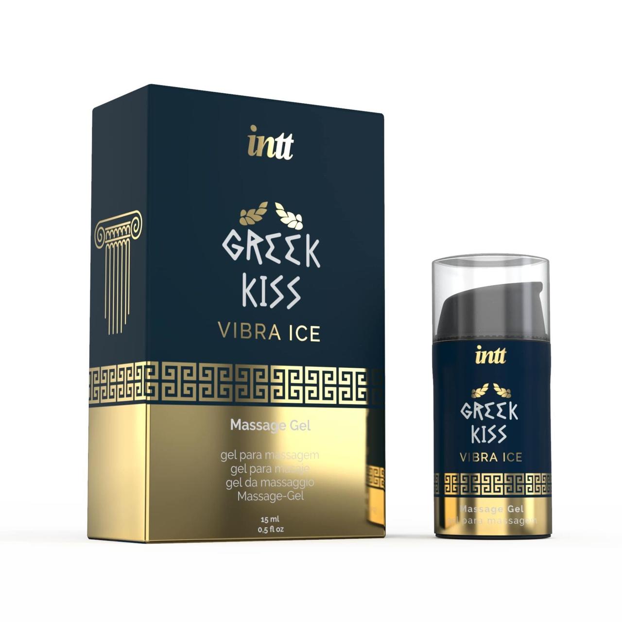 Стимулюючий гель для анілінгуса, риммінгу та анального сексу Intt Greek Kiss (15 мл) Feromon
