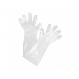 Рукавички поліетиленові Ampri Med Comfort 01080-HG 37 см Прозорі L