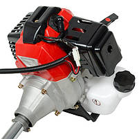 Мотокоса INTERTOOL DT-2232, 1.5 кВт/2 л. с., 43 см3, котушка, 3-х лопатевої ніж, фреза 40 зубів, фото 4