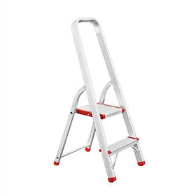 Стрем'янка алюмінієва INTERTOOL LT-1002, 2 ступені, висота до платформи 410 мм