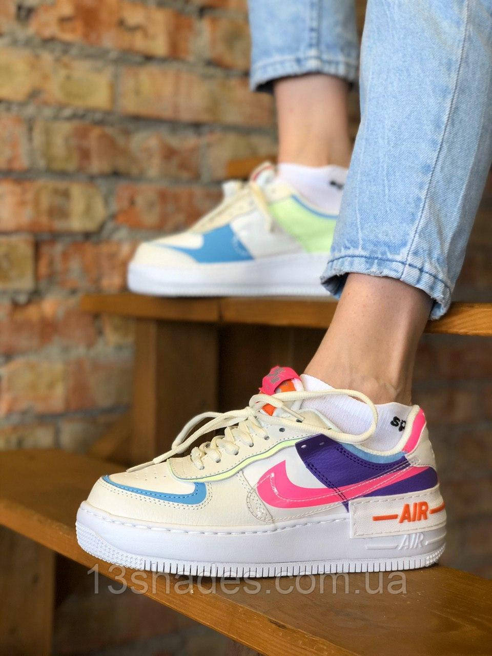 Кросівки жіночі Air Max Force 1 Shadow Pastel Multi Київ, фото 1