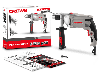 Ударний дриль CROWN CT10130, фото 7