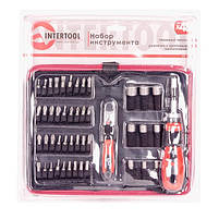 Викрутка реверсивна з комплектом насадок і трещеткой INTERTOOL VT-1048, фото 2