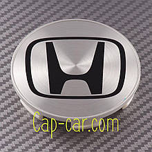Ковпачки, заглушки для литих дисків Honda ( Хонда). 69 мм. 44732-S0X-A000. Емблема на металі.