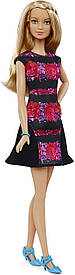 Лялька Barbie Fashionistas Модниця Квіткове плаття Висока DMF30