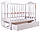 Ліжечко дитяче Babyroom Діна D301 маятник, ящик біла, фото 3