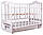 Ліжечко дитяче Babyroom Діна D301 маятник, ящик біла, фото 6