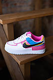 Кросівки жіночі Air Max Force 1 White Shadow Peach Black Київ, фото 4