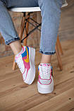 Кросівки жіночі Air Max Force 1 White Shadow Peach Black Київ, фото 7